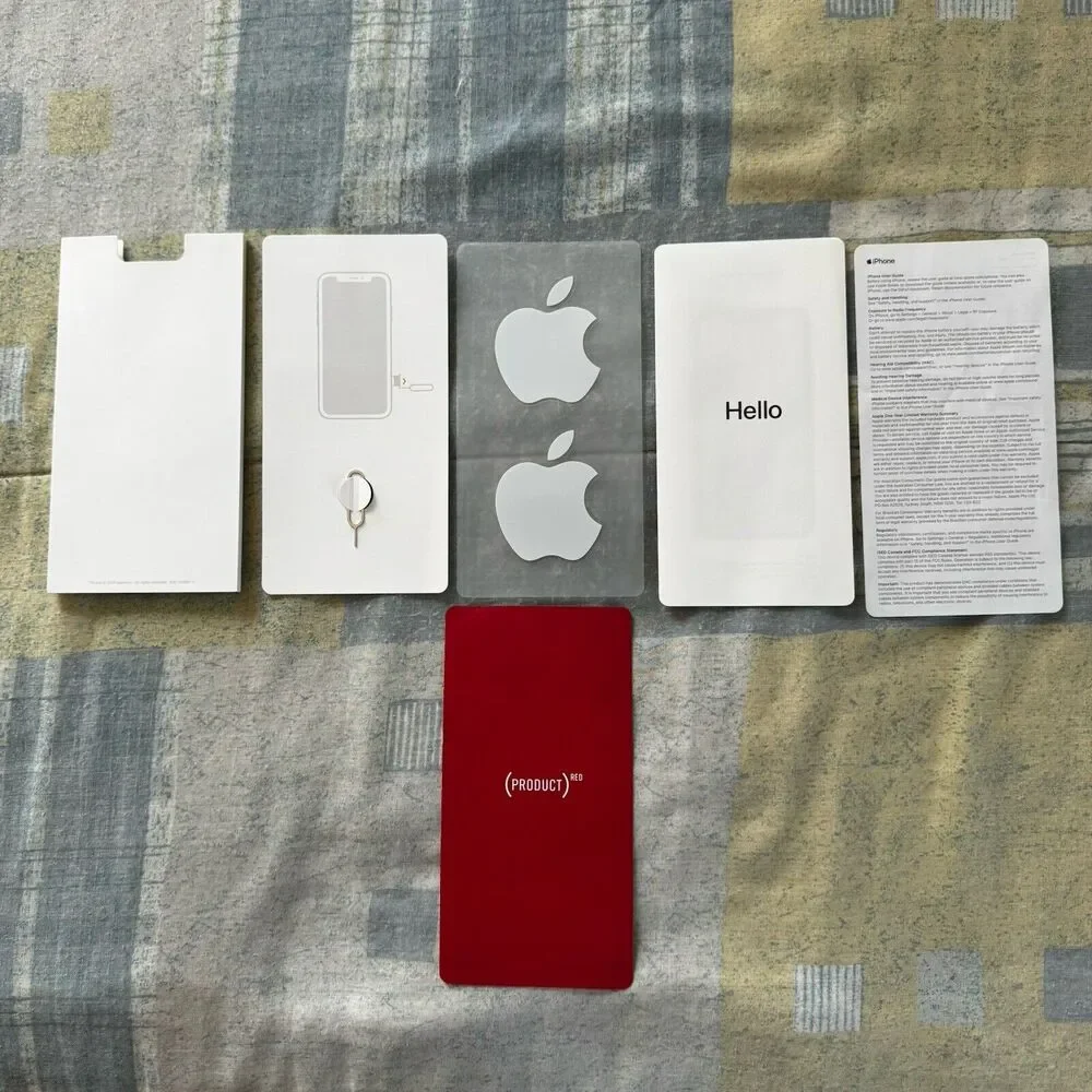 Apple iPhone XR RED 64gb EMPTY BOX ONLY
